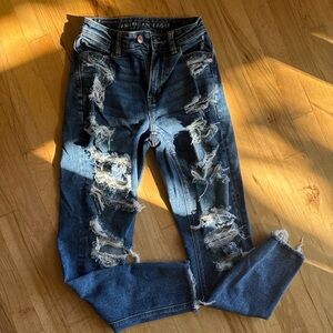 American Eagle Outfitters Ripped Denim Jeans